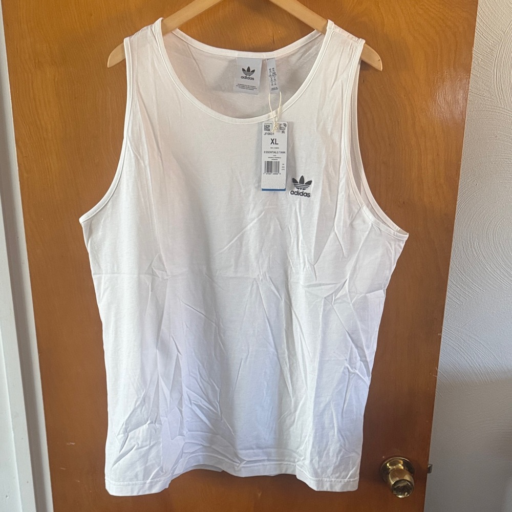 Adidas Tank Top Mens XL White